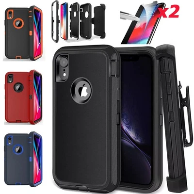 SUMMER_HOME For iPhone XR / XS MAX Mobile Phone Case /Tempered Glass/Belt Clip Fits Otterbox