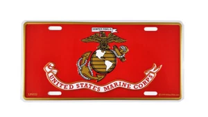 Targa in alluminio U.S. Marine Corps Semper Fidelis nuova LP0522 - Foto 1 di 1