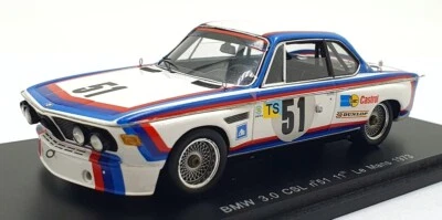 Spark Model 1/43 Scale S1562 - BMW 3.0 CSL #51 11th Le Mans Rally 1973 - Photo 1/4