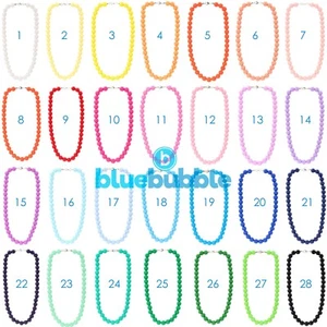 bluebubble BUBBLEGUM BEAD Collana 27 Colori Funky Candy Ball Boho Retro anni 80 anni '90 - Foto 1 di 34
