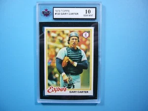 1978 TOPPS MLB BASEBALL CARD #120 GARY CARTER KSA 10 GEM MINT SHARP+ '78 TOPPS - Picture 1 of 4