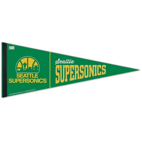 Seattle Supersonics Premium Pennant - 12" X 30" Cover