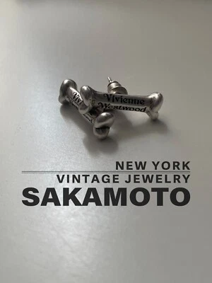 Tachas de orelha vintage prata Vivienne Westwood - Imagem 1 de 4