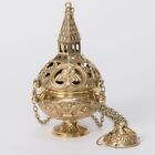 Traditional Ornate Brass Church Censer (Thurible)  (Cu67)  Chalice Co.