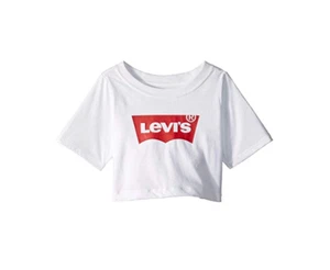 Levi's Toddler Girls Light Bright Cropped Top White 2T 1745 - Picture 1 of 1