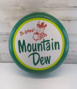 Letrero de tapa de botella Mountain Dew vintage - raro y escaso letrero promocional años 80 20" - Imagen 1 de 17