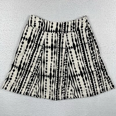 Falda Anthropologie Mujer 12 Negra Blanca Pana Forrada Elastizada 9 H15 STCL Foto 1 de 4