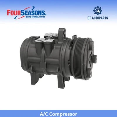 For 1982-1993 Ford Mustang A/C Compressor 4 Seasons 1983 1984 1985 1986 1987 - Image 1 of 4