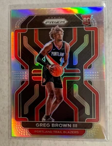 2022 Prizm Greg Brown lll R/C Silver Prizm - Picture 1 of 2