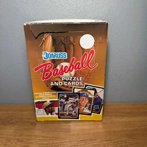 1987 Donruss Baseball Puzzle Card MLB Wax Box 36 Packs New - Picture 1 of 5
