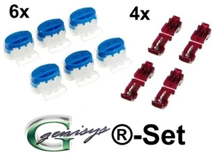 6 Kabel Verbinder + 4 Anschlussklemmen für Husqvarna Automower (Original von 3M) - Picture 1 of 1
