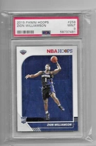 2019 Panini Hoops Basketball #258 - PSA NEUWERTIG 9 RC - ZION WILLIAMSON Rookie - Bild 1 von 2