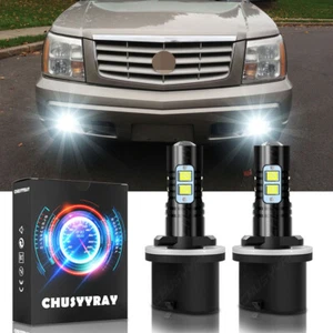 For Cadillac Escalade EXT 2002-04 06 2pc 880 LED Fog Lights Beam Bulbs White - Bild 1 von 10