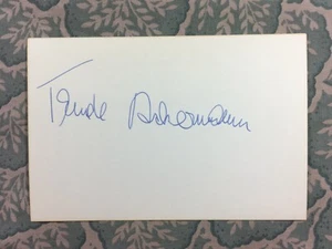 Trude Ackermann - Come Sweet Death - Tatort - Fast Forward - handsigniert 1968 - Bild 1 von 2