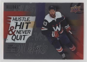 2021-22 Upper Deck Allure Hustle Hit & Never Quit Tom Wilson #HH-3