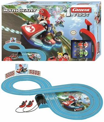 Wii Mario Kart RC IR radio control remoto ranura coche pista de carreras regalo de Navidad para niños Foto 1 de 4