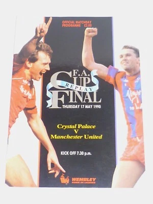 1990 FA Cup Final Replay***CRYSTAL PALACE v MANCHESTER UNITED***17th May 1990 - Image 1 of 3