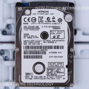 Disco duro portátil HITACHI (HTS5432A7A384) 320 GB HDD 2,5" 8 MB 5400 RPM SATA - Imagen 1 de 2