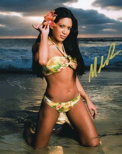 Melina Autographed Signed 8x10 Photo Funhouse metallic SEXY photo signed auto - Picture 1 of 1