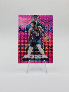 Joel Embiid 2023-24 Panini Mosaic Pink Prizm SP /149 #283 76ers - Picture 1 of 2