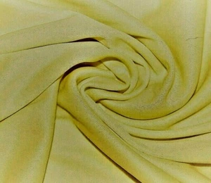 1+ Yards Off White Polyester Knit Fabric 41" X 60" 1 Way Stretch - Picture 1 of 1