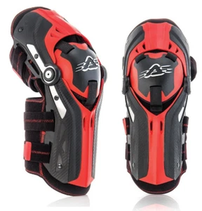 ACERBIS GORILLA HINGED KNEE GUARDS SHIN MOTOCROSS MX ENDURO CHEAP QUAD BRACE MTB - Picture 1 of 2