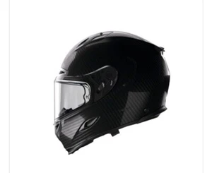 Casco de motocicleta Forcite MK1S negro inteligente de fibra de carbono talla grande - Imagen 1 de 24