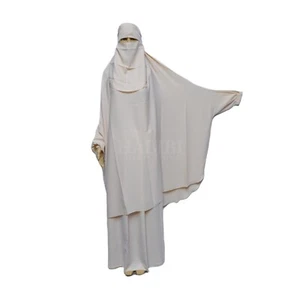2 Stück Gebetskleid Überkopf Khimar Burka Abaya Kaftan Jilbab - Bild 1 von 2