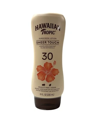 Loción Hawaiian Tropic Sheer Touch Ultra Radiance FPS 30 - 8 fl oz (236 ml) Foto 1 de 3