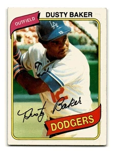 Dusty Baker 1980 Topps #255 Los Angeles Dodgers EX - Bild 1 von 2