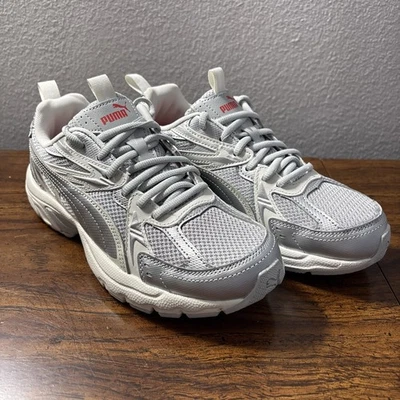 PUMA Milenio Tech Women’s Silver Sneakers Casual Shoes Size 7 - Image 1 of 4