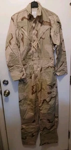Desert Camouflage Mechanic's Coveralls, Size Small NWT - Picture 1 of 11