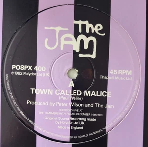 THE JAM - 1982 - "TOWN CALLED MALICE" - 12" SINGLE - *EX/VG* - Picture 1 of 4