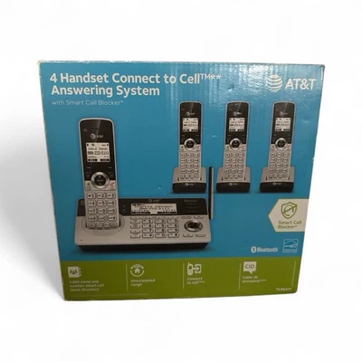 AT&T TL96477 Cordless Phone System 4 Handsets Connect To Cell Answering NEW ✅ - Image 1 of 4