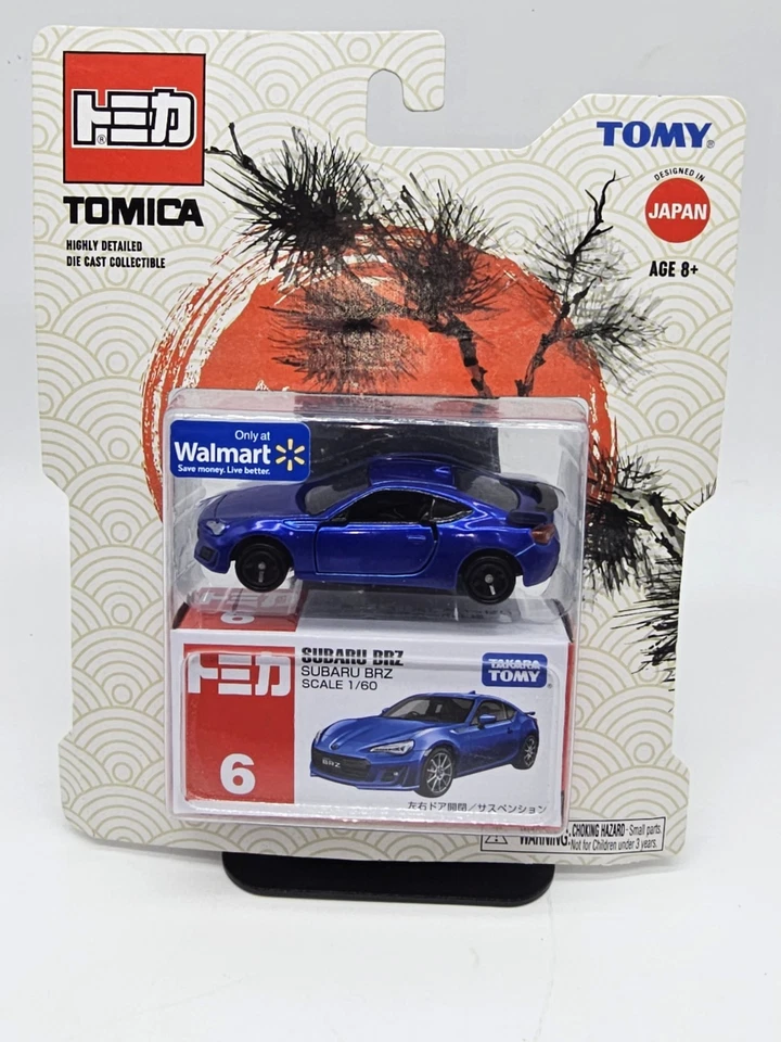 2019 Tomica Tomy #6 Subaru BRZ Walmart MOC GS