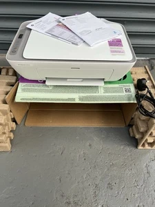HP Deskjet 2820e All-in-One Printer, Scanner, Copier White - Picture 1 of 4
