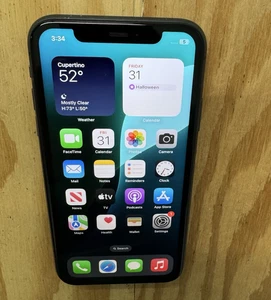 Apple iphone 11 A2111 64GB Black Factory Unlocked Good (READ) - Picture 1 of 13