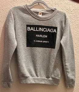 Ballinciaga Harlem Sweatshirt Rundhals Trendy Streetwear Pullover Neu ohne Etikett - Bild 1 von 8