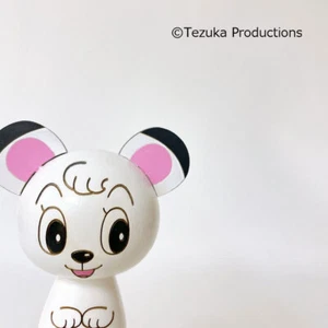 Jungle Emperor Leo Kokeshi Wooden Made in Japan Tezuka Usaburo Collaboration - Bild 1 von 3