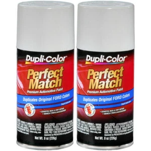 Duplicolor BFM0229 (2-Pack) Perfect Match Aerosol Paint Ford YZ, YO Oxford White - Picture 1 of 1