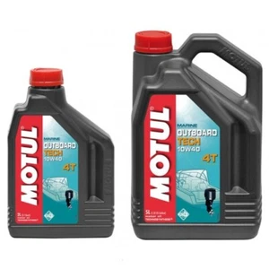 MOTUL OUTBOARD TECH 4T 10W40 OLIO MOTORE FUORIBORDO 4 TEMPI - Imagen 1 de 1