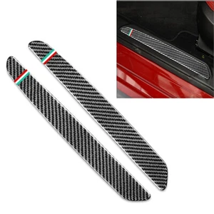 2pcs Door Sill Scuff Guard Plate Cover Trim For Alfa Romeo Giulia 2015-2019 - Picture 1 of 7