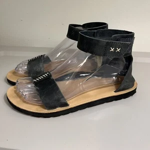 REEF Voyage Hi Womens Flat Sandals Gladiator Gray Faux Leather Sz EU 37.5, US 7 - Picture 1 of 5