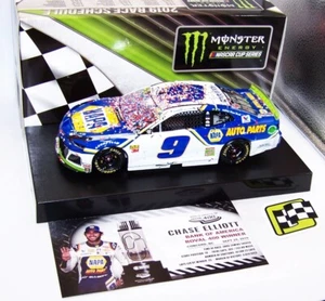1:24 ACTION 2019 #9 NAPA CHARLOTTE ROVAL RACE WINNER CAMARO CHASE ELLIOTT 1/1908 - Picture 1 of 8