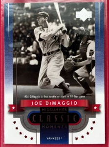 2001 Upper Deck Midsummer Classic Joe DiMaggio #CM1 Yankees ⚾️ NM or Better - Bild 1 von 2