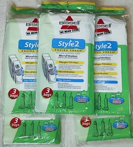 5 X Genuine Bissell Style 2 Vacuum Bags Fits Micro-Lock, Soft Body, PowerGroom - Picture 1 of 3