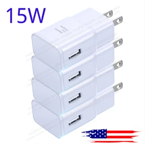 Universal Fast Wall Charger Plug Adapter USB Wall Charger For Samsung S20 S21 US - Picture 1 of 12