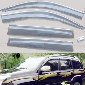 4x For Toyota Prado LC120 2003-2009 Left Right Door Window Eyebrow Frame Trim - Picture 1 of 3