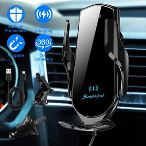 Kabelloses Autoladegerät 15W Kfz Schnellladegerät für Handy Auto Handyhalterung - Zdjęcie 1 z 12