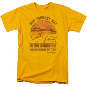 Forrest Gump "Run Forrest Run, Marathon" Mens Unisex T-Shirt -Available Sm to 3x - Picture 1 of 4